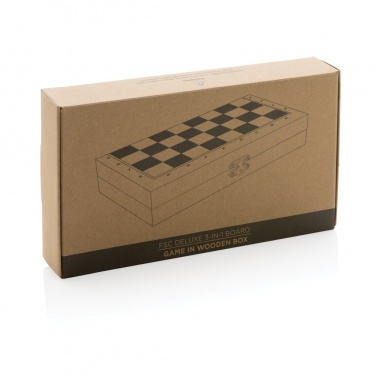 Logotrade promotional merchandise photo of: Deluxe 3-in-1 boardgame in box