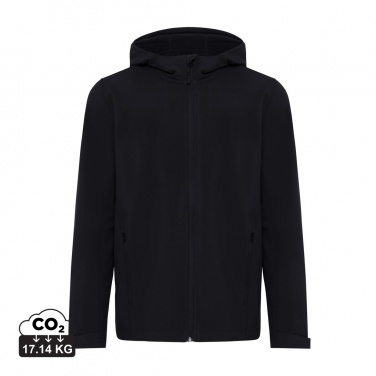 Logo trade corporate gift photo of: Iqoniq Makalu men recycled polyester soft shell jacket