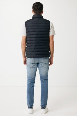 Logo trade promotional products image of: Iqoniq Meru men recycled polyester bodywarmer