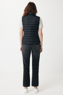 Logo trade promotional giveaway photo of: Iqoniq Meru women recycled polyester bodywarmer