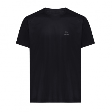 Logo trade corporate gifts image of: Iqoniq Tikal recycled polyester quick dry sport t-shirt