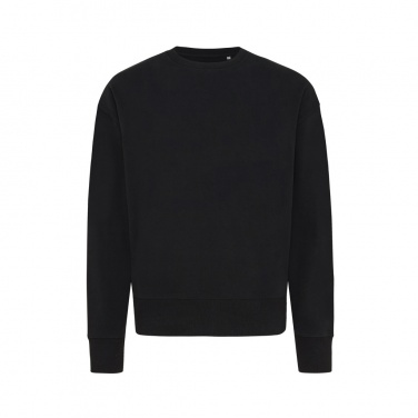 Logo trade corporate gift photo of: Iqoniq Kruger relaxed recycled cotton crew neck