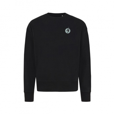Logo trade promotional giveaways image of: Iqoniq Kruger relaxed recycled cotton crew neck