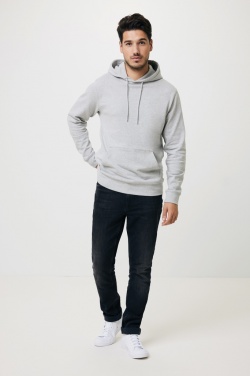 Logo trade promotional items image of: Iqoniq Torres recycled cotton hoodie undyed