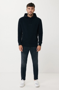 Logo trade advertising product photo of: Iqoniq Rila lightweight recycled cotton hoodie