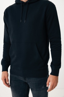 Logotrade promotional giveaway image of: Iqoniq Rila lightweight recycled cotton hoodie