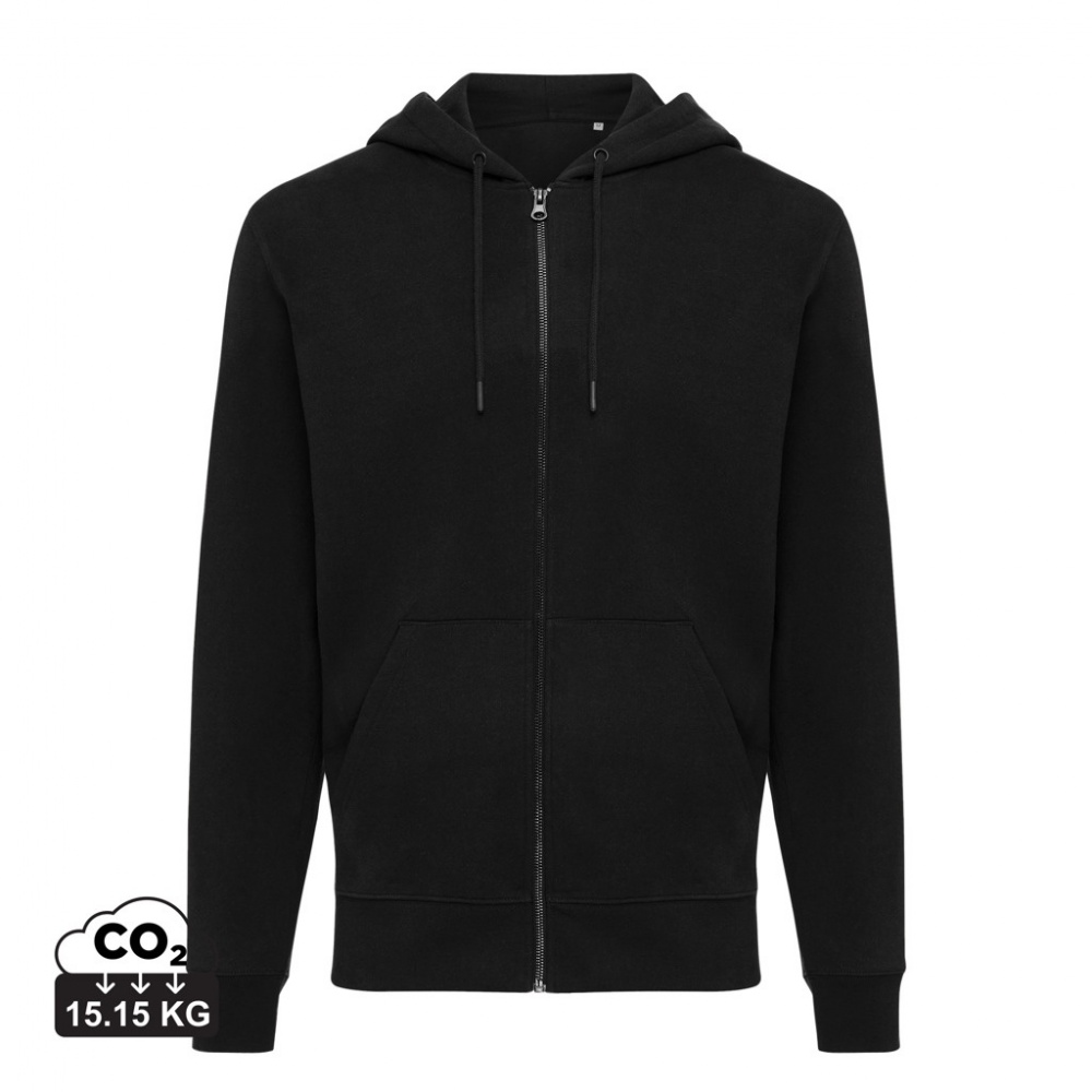 Logotrade promotional item image of: Iqoniq Abisko recycled cotton zip through hoodie