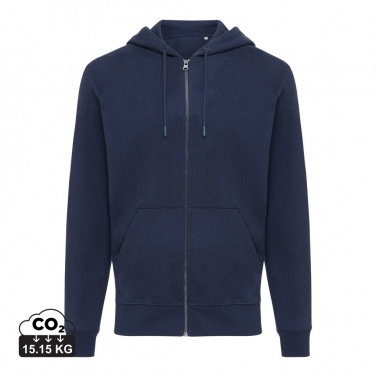 Logo trade promotional giveaway photo of: Iqoniq Abisko recycled cotton zip through hoodie