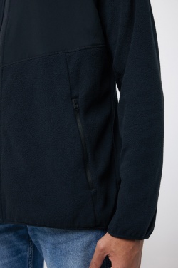 Logo trade business gifts image of: Iqoniq Talung recycled polyester microfleece zip through