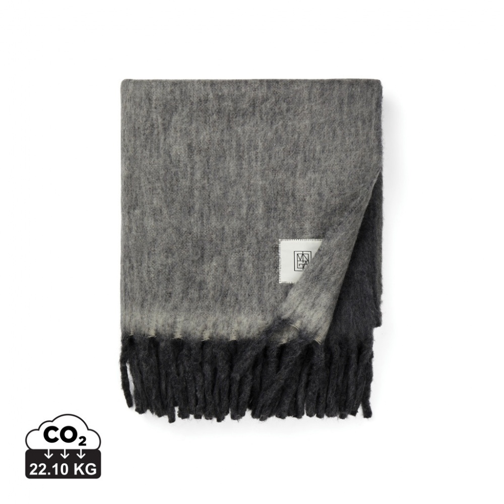 Logotrade advertising products photo of: Vinga Saletto wool blend blanket