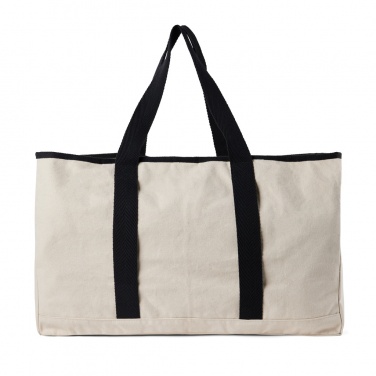 Logo trade corporate gift photo of: VINGA Volonne AWARE™ recycled canvas beach bag