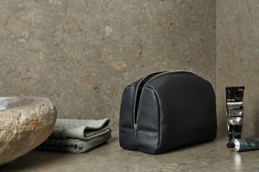 Logotrade promotional gift picture of: VINGA Bermond RCS recycled PU toiletry bag