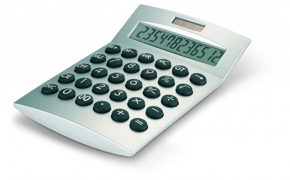 Logo trade promotional gifts picture of: Basics 12-digits calculator