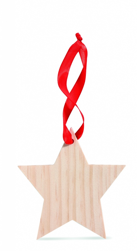 Logo trade business gift photo of: Star shaped hanger