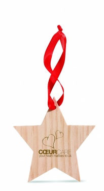 Logotrade promotional merchandise image of: Star shaped hanger