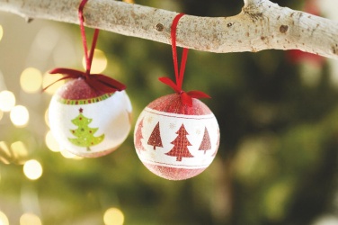 Logo trade corporate gifts picture of: Christmas bauble in gift box