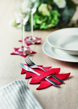 Logo trade promotional product photo of: RPET felt cutlery holder set