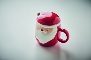 Logo trade promotional item photo of: Ceramic mug with lid 370 ml