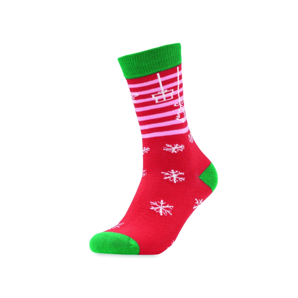 Logotrade advertising product image of: Pair of Christmas socks M