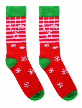 Logotrade promotional merchandise picture of: Pair of Christmas socks L