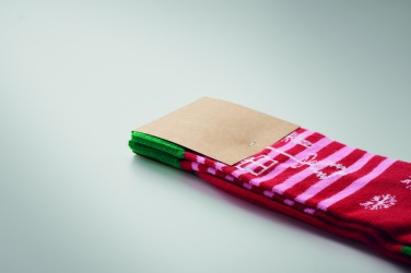 Logotrade promotional merchandise photo of: Pair of Christmas socks L