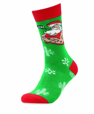 Logo trade corporate gifts picture of: Pair of Christmas socks L