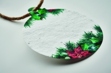 Logotrade promotional gift image of: Seed paper Xmas ornament