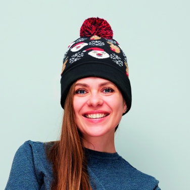Logotrade promotional product picture of: Christmas knitted beanie