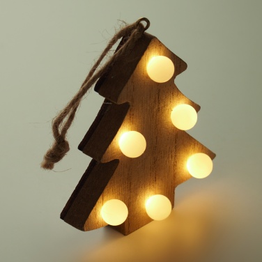 Logotrade corporate gift picture of: Wooden weed tree with lights