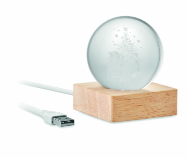 Logotrade advertising product image of: Christmas LED crystal ball
