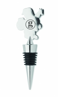 Logo trade promotional gifts image of: Bottle stopper Christmas motif