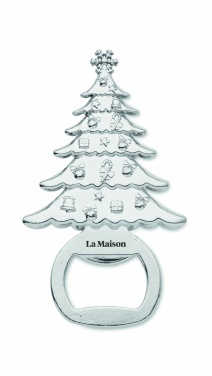Logo trade promotional gifts image of: Bottle opener Christmas motif