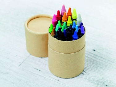 Logo trade corporate gift photo of: 30 wax crayons