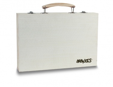 Logotrade promotional gift picture of: Artist's set in wooden box