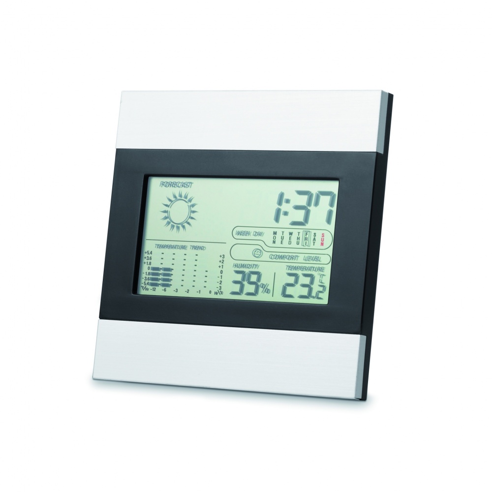 Logotrade promotional giveaway picture of: Weather station and clock