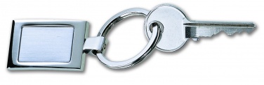 Logo trade promotional gifts image of: Metal key ring Turku