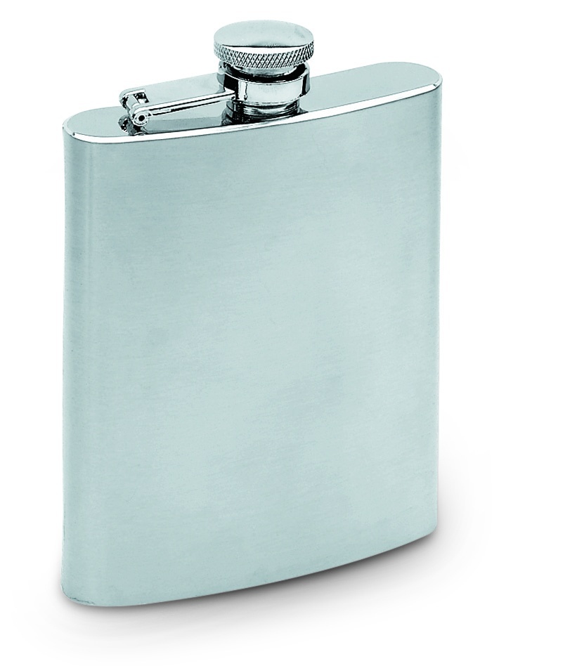 Logo trade promotional merchandise photo of: Slim hip flask 200ml