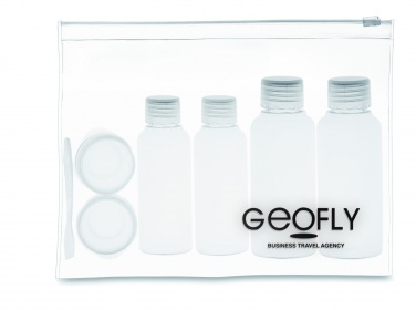 Logo trade corporate gifts image of: Travelling pouch with bottles