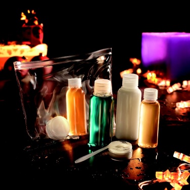 Logo trade promotional merchandise image of: Travelling pouch with bottles