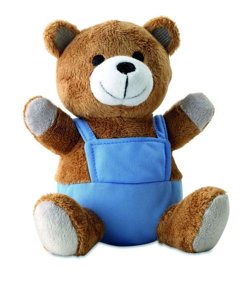 Logo trade promotional product photo of: Bear plush w/ advertising pants