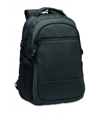 Logo trade advertising products picture of: 600D RPET laptop backpack