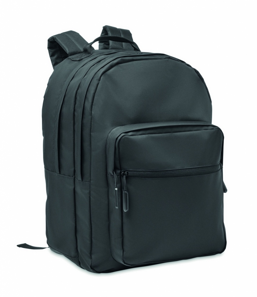 Logo trade promotional merchandise photo of: 300D RPET laptop backpack