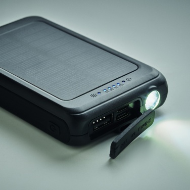 Logo trade promotional gift photo of: Solar power bank 5000 mAh