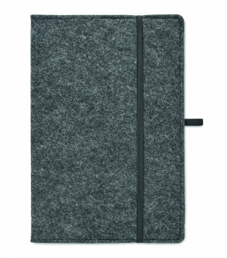 Logotrade promotional item picture of: A5 notebook RPET felt