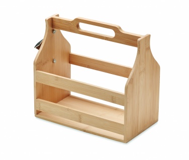 Logotrade advertising products photo of: 6 beer crate in bamboo