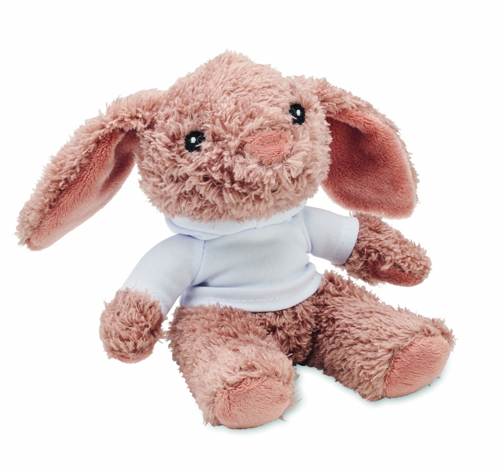 Logotrade advertising products photo of: Bunny plush wearing a hoodie