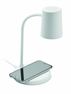 Logotrade promotional product image of: Wireless charger, lamp speaker