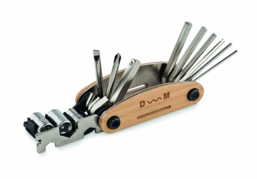 Logo trade promotional gifts picture of: Multi tool pocket in bamboo