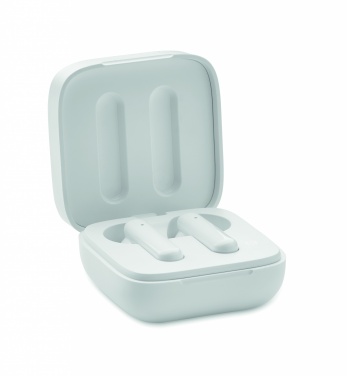 Logo trade promotional products image of: TWS earbuds with solar charger