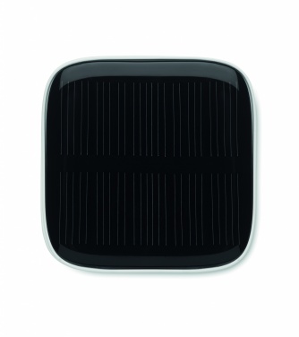 Logo trade business gifts image of: TWS earbuds with solar charger